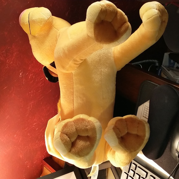 2002 Simba XL Lion King Plush - Approx. 20" x 19" x 11" - Vintage - Picture 7 of 8